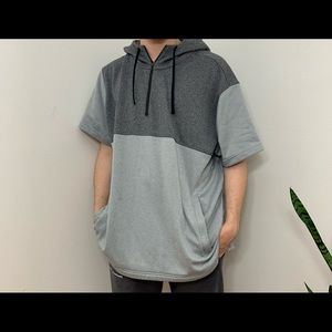 The Foundry Supply Co. - Mens Short sleeve hoodie with half zipper